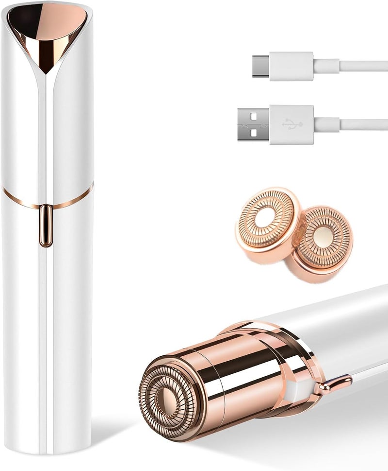 claities Facial Hair Remover for Women Shaver for Women Painless Face Shaver -Mini Hair Remover, Electric Razor Shaver Portable Bikini Epilator for Lips, Chin, Armpit, Peach Fuzz,Neck, Cheek as Seen on TV - Image 1